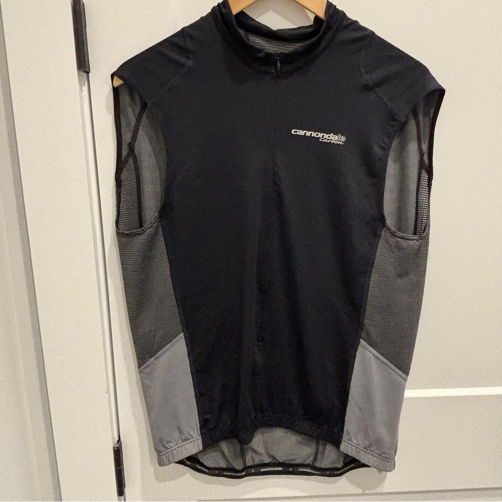 Cannondale Men’s Black & Gray Sleeveless Cycling Jersey